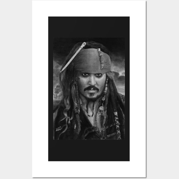 Jack Sparrow Wall Art by asa7ur